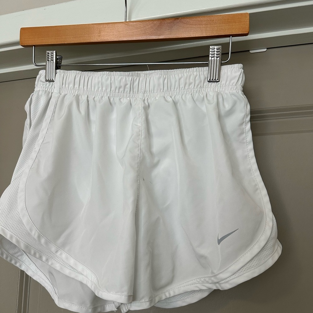 Nike White Running Shorts